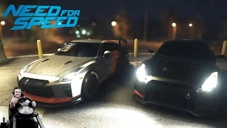 Nissan GTR'15 VS GTR'17 Sonchyk и OnePoint NFS 2016 на руле Fanatec Porsche 911 GT2