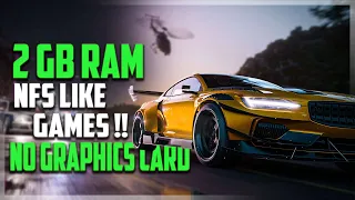 NFS like games for low end pc / 2gb ram & no graphics card ✅