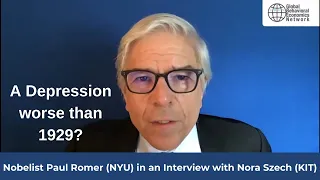 A Depression worse than 1929? Nobel laureate Paul Romer (NYU) in an Interview with Nora Szech (KIT)