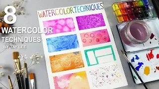 8 Basic Watercolor Techniques for Beginners