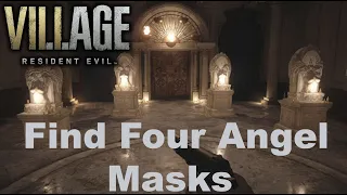 Find Four Angel Masks Resident Evil Village 8 PS5 | QUEEN Live Gaming