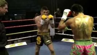 Ján Mazúr vs Nonsai Sor Sanyakorn - Muay Thai rules. Slovakia 2013