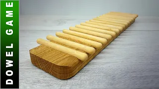 🟢 Dowel Game - Woodworking Project - Nice Gift Idea