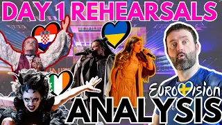 🔍 Eurovision Rehearsals Day 1 ANALYSIS | Eurovision 2024