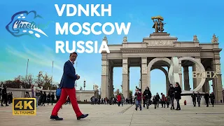 [4K] Travel to Moscow of Russia and Explore VDNKH with Michael as Your Tour Guide 🇷🇺