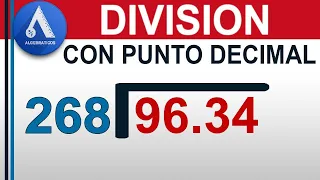 DIVISIÓN CON PUNTO DECIMAL (Nivel Secundaria)