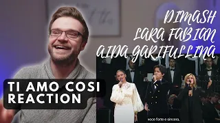 DIMASH, LARA FABIAN, AIDA GARIFULLINA - TI AMO COSI - LIVE | REACTION