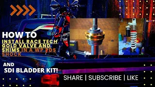 HOW TO REBUILD YOUR PDS SHOCK WITH GOLD VALVES AND BLADDER KIT---PROJECT MOUNTAIN GOAT SERIES #6