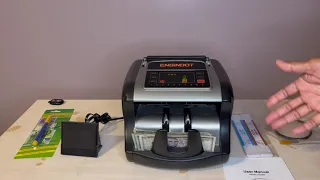 ENGINDOT ENGiNDOT Money Counter Machine with UV/MG/IR/DBL/HLF/CHN/DD Image Counterfeit Detection, La