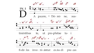 Introitus: Da pacem Domine