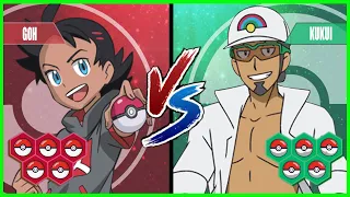 Pokemon Battle Pedia: Goh Vs Professor Kukui