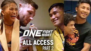 ONE Fight Night 10 Vlog Part II 📹 DJ, Rodtang, Stamp, Aung La & More