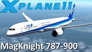X Plane 11 - MagKnight 787-900 - First flight with the Dreamliner - Manila ✈ Tokyo