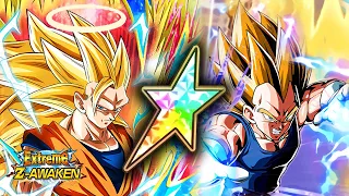 100% EZA TEQ SSJ3 ANGEL GOKU + PHY SSJ2 ANGEL VEGETA ROTATION! Dragon Ball Z Dokkan Battle