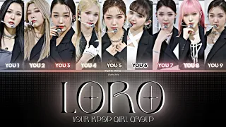 TRI.BE Loro (트라이비) // (lycris color coded) Your kpop girl group / 9 membres