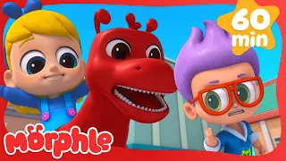 Dinosaur Hide & Seek | MORPHLE 🔴 | Old MacDonald's Farm | MOONBUG KIDS | Animal Cartoons for Kids