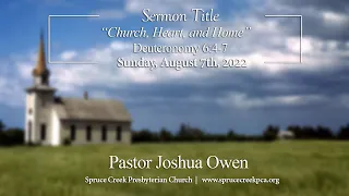 SCPCA Morning Worship - August 7th, 2022