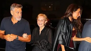 George and Amal Clooney Step Out with Their Parents for an Italian Dinner in N.Y.C.