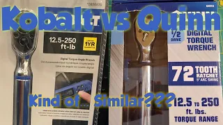 Quinn vs Kobalt Digital Torque Wrenches (Harbor Freight vs Lowe's)
