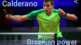 Hugo Calderano (brazilian power) table tenis espetacular