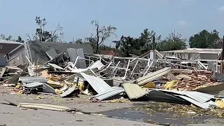 Tornado Leaves Trail of Destruction in Northern Arkansas