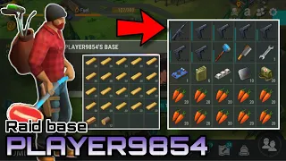 Raid base Player9854 | RaidTime ปล้นกันเถอะ | LDOE | Last day on earth : Survival