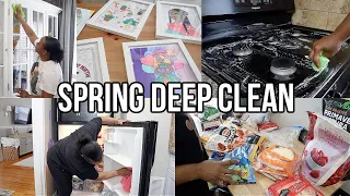 *NEW* SPRING DEEP CLEAN WITH ME! MASSIVE FRIDGE DECLUTTER & DEEP CLEAN, SPRING CLEANING MOTIVATION