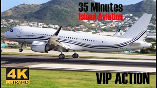 35 Minutes / VIP + International Flights / Citation /ACJA320neo / American A319,737@ St. Kitts