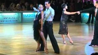 European Latin Championship 2010, Professionals Latin Surkov Sergey - Melia, Final Rumba