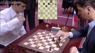 MISSED WIN! ALEXANDER MOROZEVICH BLUNDER THE ROOK BUT MAGNUS CARLSEN NOT DETECTS || BLITZ CHESS 2012