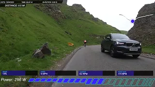 Cycling Peaks day out ... First attempt at Winnats Pass in the Peak District of Derbyshire, England