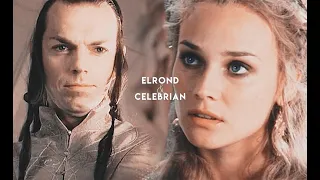 ✘ elrond & celebrian - i was a ghost