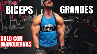 RUTINA DE BICEPS CON MANCUERNAS | Gymtopz