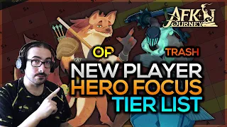 NEW PLAYER HERO FOCUS TIER LIST | AFK Journey