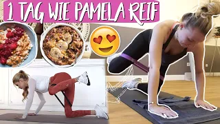 OHA! 😱Ein TAG leben wie PAMELA REIF! 😋Rezepte kochen aus ihren Kochbuch 🥗& Sport machen! 🧘🏼‍♀️