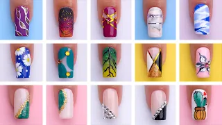 15+ Simple Nails Art Tutorial | New Nails Art Design | Olad Beauty