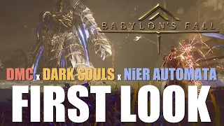 Babylon's Fall First Look - DMC Automata Meets Dark Souls ??