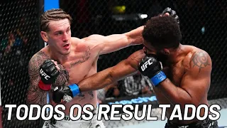 TODOS OS RESULTADOS UFC ALLEN X CURTIS / CESINHA ALMEIDA NOCAUTEOU / JEAN FINALIZOU / NORMA FOI BEM