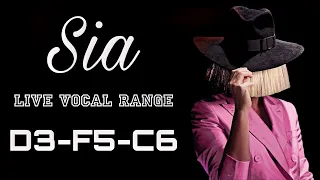 Sia Live Vocal Range (2022 Updated)