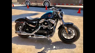 2021 Harley-Davidson Sportster 48 Test Ride - First Impressions - Review - 1200 Evo - Billiard Blue