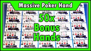 50 x Bonus Hands on Deuces Wild Video Poker! • The Jackpot Gents