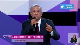 El mensaje final de AMLO en el 2do debate presidencial "¡Viva México!"