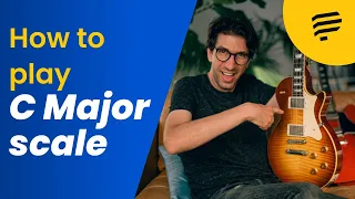 How to play C Major scale (Beginner Guitar Lesson)