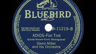 1941 HITS ARCHIVE: Adios - Glenn Miller (instrumental)