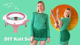 Making the Set of my Dreams with a Knitting Machine | Sentro Knitting Machine Tutorial (kind of)