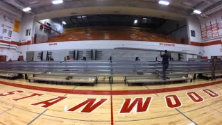 Stanwood High School-Bleacher Installation