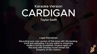 Taylor Swift - Cardigan (Karaoke Version)