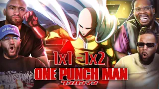 The Strongest Man! One Punch Man Ep 1 and 2 Reaction/Review