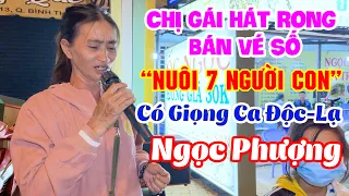 Xuất Hiện 2 Mẹ Con Bán Vé Số Có Giọng Hát Quá Ngọt l Con Đường Xưa Em Đi - Chị Ngọc Phượng Kẹo Kéo