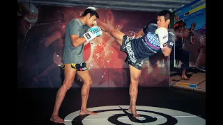 Muay Thai Head Kicks - How to set up a Left Head Kick KO with Yoddecha Sityodtong